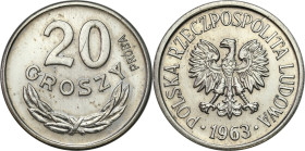 Collection - Nickel Probe Coins
POLSKA / POLAND / POLEN / PATTERN / PRL / PROBE / SPECIMEN

PRL. PROBA / PATTERN Nickel 20 groszy 1963 

Nakład t...