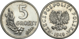 Collection - Nickel Probe Coins
POLSKA / POLAND / POLEN / PATTERN / PRL / PROBE / SPECIMEN

PRL. PROBA / PATTERN Nickel 5 groszy 1949 

Nakład ty...