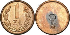Probe coins Polish People Republic (PRL) and Poland
POLSKA / POLAND / POLEN / PATTERN / PRL / PROBE / SPECIMEN

PRL. WPINKA 1 zloty 1989 - stempel ...