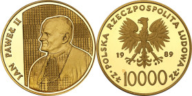 GOLD coins John Paul II - papal sets
POLSKA / POLAND / POLEN / PRL / JAN PAWEL II / JOHN PAUL II / GOLD

PRL. 10.000 zlotych 1989 John Paul II Pope...