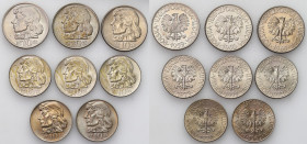 Coins Poland People Republic (PRL)
POLSKA / POLAND / POLEN / POLOGNE / POLSKO

PRL. 10 zlotych 1959 – 1973, set 8 pieces 

Monety w stanie mennic...