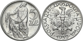 Coins Poland People Republic (PRL)
POLSKA / POLAND / POLEN / POLOGNE / POLSKO

PRL. 5 zlotych 1959 Rybak - BEAUTIFUL 

Pięknie zachowany egzempla...