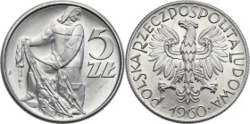 Coins Poland People Republic (PRL)
POLSKA / POLAND / POLEN / POLOGNE / POLSKO

PRL. Rybak 5 zlotych 1960 – BEAUTIFUL 

Pięknie zachowana moneta.L...