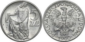 Coins Poland People Republic (PRL)
POLSKA / POLAND / POLEN / POLOGNE / POLSKO

PRL. 5 zlotych 1960 Rybak 

Pięknie zachowana moneta.Fischer OB 04...