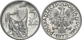Coins Poland People Republic (PRL)
POLSKA / POLAND / POLEN / POLOGNE / POLSKO

PRL. 5 zlotych 1973 Rybak 

Pięknie zachowana moneta.&nbsp;Fischer...