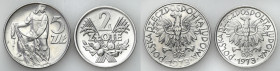 Coins Poland People Republic (PRL)
POLSKA / POLAND / POLEN / POLOGNE / POLSKO

PRL. 5 zlotych 1973 Rybak i 2 zlote 1973 Jagody 

Pięknie zachowan...