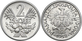 Coins Poland People Republic (PRL)
POLSKA / POLAND / POLEN / POLOGNE / POLSKO

PRL. 2 zlote 1958 jagody – BEAUTIFUL 

Piękny egzemplarz. PołyskFi...