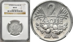 Coins Poland People Republic (PRL)
POLSKA / POLAND / POLEN / POLOGNE / POLSKO

PRL. 2 zlote 1973 jagody NGC MS62 

Piękny egzemplarz, intensywny ...