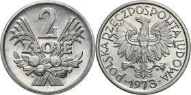 Coins Poland People Republic (PRL)
POLSKA / POLAND / POLEN / POLOGNE / POLSKO

PRL. Jagody 2 zlote 1973 

Pięknie zachowany egzemplarz z połyskie...