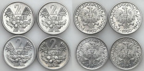 Coins Poland People Republic (PRL)
POLSKA / POLAND / POLEN / POLOGNE / POLSKO

PRL. 2 zlote 1960-1973 Jagody, set 4 coins 

Pięknie zachowane szt...
