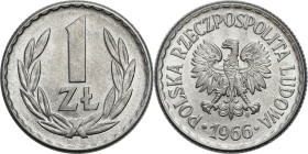 Coins Poland People Republic (PRL)
POLSKA / POLAND / POLEN / POLOGNE / POLSKO

PRL. 1 zloty 1966 - RARE YEAR 

Rzadszy, wczesny rocznik.Pięknie z...