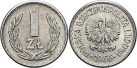 Coins Poland People Republic (PRL)
POLSKA / POLAND / POLEN / POLOGNE / POLSKO

PRL. 1 zloty 1966 - RARE YEAR 

Rzadszy, wczesny rocznik.Bardzo ła...