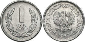 Coins Poland People Republic (PRL)
POLSKA / POLAND / POLEN / POLOGNE / POLSKO

PRL. 1 zloty 1967 - RARE YEAR 

Drugi w kolejności najrzadszy rocz...
