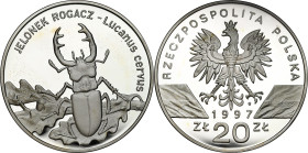Polish collector coins after 1990
POLSKA / POLAND / POLEN / POLOGNE / POLSKO

Polska. 20 zlotych 1997 Jelonek Rogacz – RARE 

Poszukiwana i rzadk...