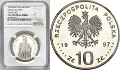 Polish collector coins after 1990
POLSKA / POLAND / POLEN / POLOGNE / POLSKO

III RP. 10 zlotych 1997 Stefan Batory półpostać NGC PF67 ULTRA CAMEO ...