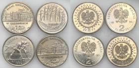 Polish collector coins after 1990
POLSKA / POLAND / POLEN / POLOGNE / POLSKO

III RP. 2 zlote 1995, set 4 coins 

Pięknie zachowane egzemplarze.&...