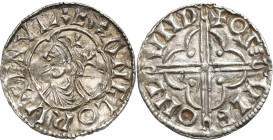 Medieval WORLD coins
GERMANY / ENGLAND / CZECH / GERMAN / GREAT BRITIAN

England, Knut (10161035). Quatrefoil denarius 

Aw.: W obwódce popiersie...