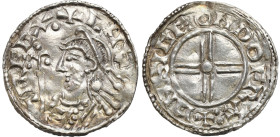 Medieval WORLD coins
GERMANY / ENGLAND / CZECH / GERMAN / GREAT BRITIAN

England, Cnut (Knut) (1016-1035). Short cross denarius 

Aw.: Władca z b...