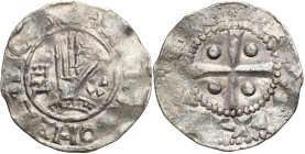 Medieval WORLD coins
GERMANY / ENGLAND / CZECH / GERMAN / GREAT BRITIAN

Netherlands, Deventer. Henry II (1002-1024). Denarius 1014-1024 

Aw.: D...