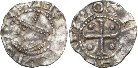 Medieval WORLD coins
GERMANY / ENGLAND / CZECH / GERMAN / GREAT BRITIAN

Germany, Saxony - Dortmund. Henry II (1002-1024). Denarius 

Aw.: Popier...