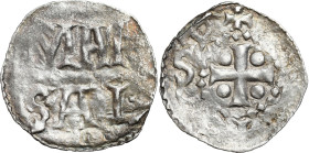 Medieval WORLD coins
GERMANY / ENGLAND / CZECH / GERMAN / GREAT BRITIAN

Germany, Dietrich II (1005-1046). Denarius, Marsal - RARE 

Aw.: Nazwa m...