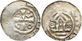 Medieval WORLD coins
GERMANY / ENGLAND / CZECH / GERMAN / GREAT BRITIAN

Germany, Saxony. Otto III (9831002). Imitation of the OAP denarius, 11th c...