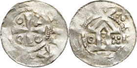 Medieval WORLD coins
GERMANY / ENGLAND / CZECH / GERMAN / GREAT BRITIAN

Germany, Saxony. Otto III (9831002). Imitation of the OAP denarius, 11th c...