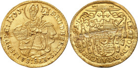 Austria
World coins

Austria, Salzburg. Leopold Anton Eleutherius von Firmian, 1727- (1744). Ducat (Dukaten) 1733 

Dużo połysku, ale głęboka rys...