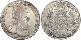 Austria
World coins

Austria, Maria Teresa (1740 1780). Taler (Thaler) 1764, Vienna 

Moneta wytrawiona.Davenport: 1112

Details: 27,95 g Ag 
...