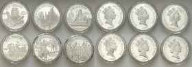 Cook Islands
World coins

Cook Islands. 20 Dollars $ 1997, set of 6 pieces 

Zestaw 6 sztuk. Monety wybite stemplem lustrzanym.

Details: 6 x 3...