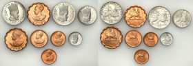 Ethiopia
World coins

Ethiopia. Set of 9 coins 1930-1944 

Zróżnicowany zestaw monet. Pozycje w różnych stanach zachowania w przedziale od 1 do 2...