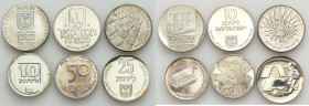 Israel
World coins

Israel, Szekel and Pound, Lirot, 1967-1979, set of 6 pieces 

Pięknie zachowane.&nbsp;

Details: 144,08 g Ag łącznie 
Cond...