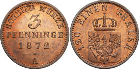 Germany - collection of German coins XVIII-XX centuries
Germany / Deutschland / German / Deutsch / German coins / Reichsmark

Germany, Prussia. 3 F...
