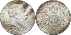 Germany - collection of German coins XVIII-XX centuries
Germany / Deutschland / German / Deutsch / German coins / Reichsmark

Germany, Baden. 5 bra...