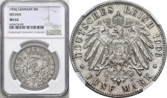 Germany - collection of German coins XVIII-XX centuries
Germany / Deutschland / German / Deutsch / German coins / Reichsmark

Germany, Bremen. 5 Ma...