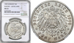 Germany - collection of German coins XVIII-XX centuries
Germany / Deutschland / German / Deutsch / German coins / Reichsmark

Germany. Saxony. 5 Ma...