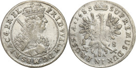 Germany
Germany / Deutschland / German / Deutsch / German coins / Reichsmark

Germany, Prussia. Frederick William. Ort (18 groszy) 1685 HS, Krlewie...