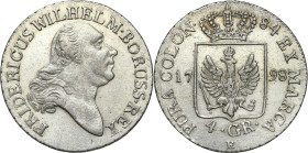 Germany
Germany / Deutschland / German / Deutsch / German coins / Reichsmark

Germany, Prussia. Frederick William II (1786-1797), 4 groszy 1798 E, ...