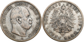 Germany
Germany / Deutschland / German / Deutsch / German coins / Reichsmark

Germany, Prussia. 5 Mark 1876 B, Hannover 

Ciemna patyna.AKS 114; ...