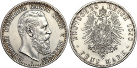 Germany
Germany / Deutschland / German / Deutsch / German coins / Reichsmark

Germany, Prussia. 5 Mark 1888 A, Berlin - Beautiful 

Piękny egzemp...