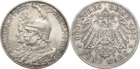 Germany
Germany / Deutschland / German / Deutsch / German coins / Reichsmark

Germany, Prussia. 5 Mark 1901 A, Berlin 

Przyzwoicie zachowane.AKS...