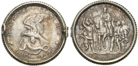 Germany
Germany / Deutschland / German / Deutsch / German coins / Reichsmark

Germany, Prussia. 3 marks framed 1913, Berlin 

Wybite na 100-lecie...