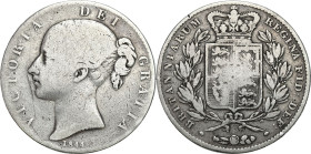 Great Britain
World coins

Great Britain, Victoria (1837-1901). 1 Crown 1844, London 

Obiegowa sztuka.Spink 3882

Details: 27,36 g Ag 
Condit...
