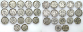 Great Britain
World coins

Great Britain, 1/2 crown, 1 florin. 1912 - 1936, set of 17 pieces 

Monety obiegowe w stanie od 3 do 4

Details: 217...