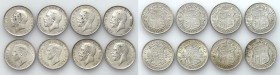 Great Britain
World coins

Great Britain. 1/2 crown, 1915 - 1943, set of 8 

Monety obiegowe w stanie od 3 do 3+

Details: 113,22 g Ag łącznie ...