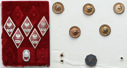 PHALERISTICS: Orders, badges, decorations
POLSKA / POLAND / POLEN / POLSKO / RUSSIA / LVIV / BADGE / ORDER 

Badges of higher officer schools, set ...