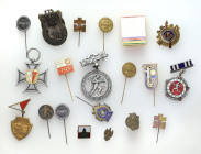 PHALERISTICS: Orders, badges, decorations
POLSKA / POLAND / POLEN / POLSKO / RUSSIA / LVIV / BADGE / ORDER 

PRL. Pins and badges, set of 20 

Zr...