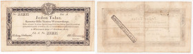 COLLECTION Banknotes Polish - Duchy of Warsaw
POLSKA / POLAND / POLEN / POLOGNE / POLSKO / ZLOTE / ZLOTYCH

Duchy of Warsaw 1 Thaler 1810 Lit. A., ...