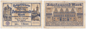 COLLECTION Polish Banknotes - Gdansk (Danzig)
POLSKA / POLAND / POLEN / POLOGNE / POLSKO / ZLOTE / ZLOTYCH

 Wolne Miasto Gdansk/Danzig. 10.000 mar...