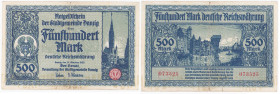 COLLECTION Polish Banknotes - Gdansk (Danzig)
POLSKA / POLAND / POLEN / POLOGNE / POLSKO / ZLOTE / ZLOTYCH

Wolne Miasto Gdansk/Danzig. 500 marek 1...